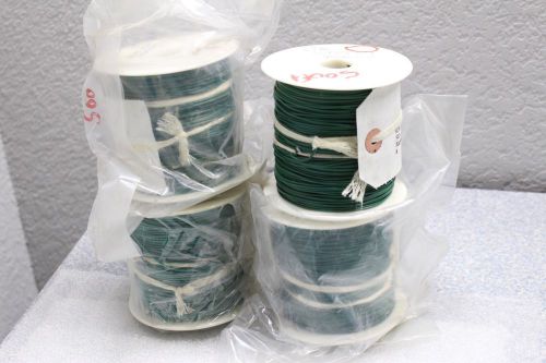 2000’ berkshire cable mil-spec 24 awg hook-up solid wire usa spool 1561/24 green for sale