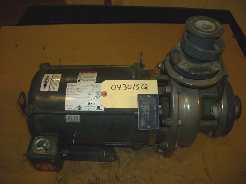 15 hp us electric motor &amp; stainless steel scot pump pumpmotor 2.5 x 1.5 for sale