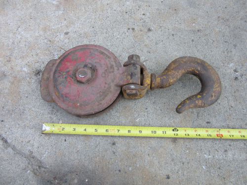 Antique pulley steampunk wedding barn antique light decoration rope snatch block for sale