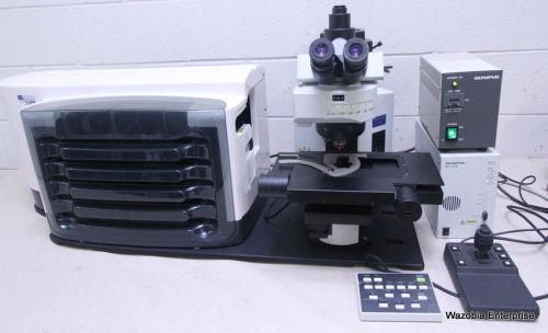 OLYMPUS BX61 MICROSCOPE WITH  VISION BIOSYSTEMS AI APPLIED IMAGING SL50 BX-UCB