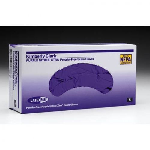 Kimberly-clark safeskin* purple nitrile* powder-free exam gloves small 12&#034; for sale