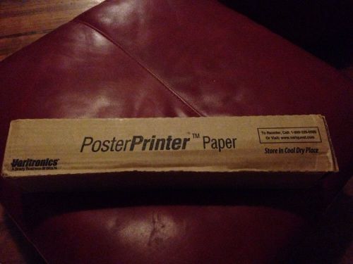 New 23&#034; Poster Maker Thermal Transfer Plus Paper Green on White TTP Hot/cold Lam