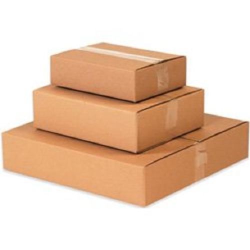 Corrugated cardboard flat shipping storage boxes 26&#034; x 20&#034; x 6&#034; (bundle of 20) for sale
