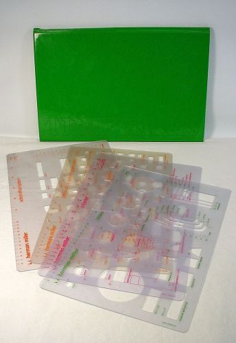 Rare vtg herman miller action office system template set cover portfolio 1979-80 for sale