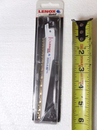 LENOX 656G Gold Blade 6 IN x 6 TPI Reciprocating Blade 5 Pack FREE SHIP!