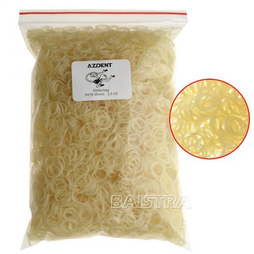 Dental orthodontic bulk elastics bands monkey force 3.5 oz 3/8&#034; 5000 pcs for sale