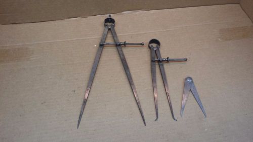 Lot of assorted l.s.starrett inside/outside calipers no reserve! for sale