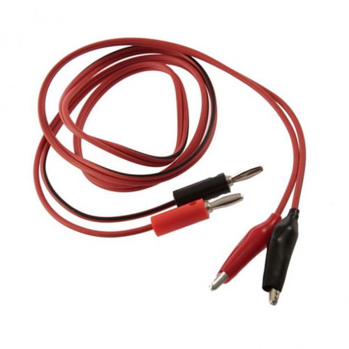 Alligator probe test leads clip pin to banana cable for digital multimeter #~ for sale