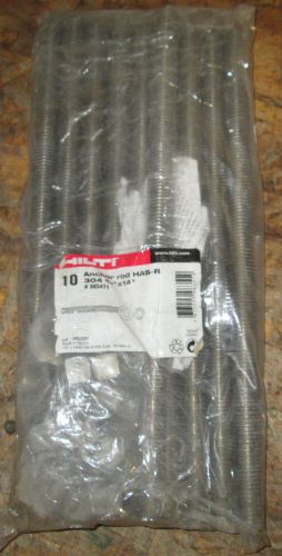 Hilti 304 s.s. anchor rod has-r 3/4&#034; x 14&#034; p/n #385471 for sale