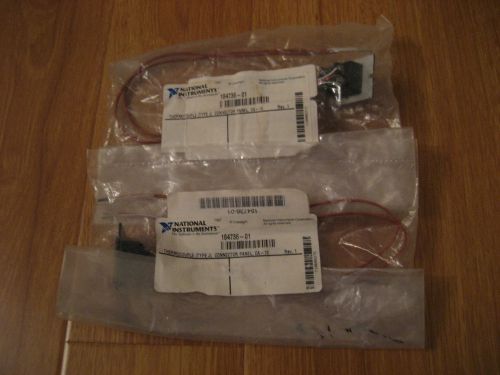 Lot of 2 national instruments thermocouple(typej)connector panel,ca-10 184736-01 for sale
