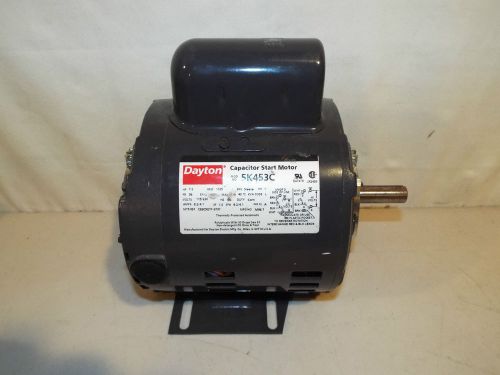 Dayton 5k453c commercial capacitor start electric motor 1/2 hp 1725 rpm new h 84 for sale