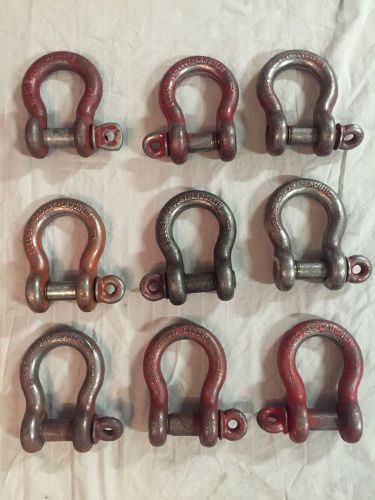 Crosby Laughlin SWL 8 1/2 Ton Shackle/Clevis