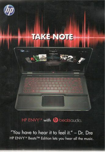 hp &#034;TAKE NOTE&#034; NOTE PAD
