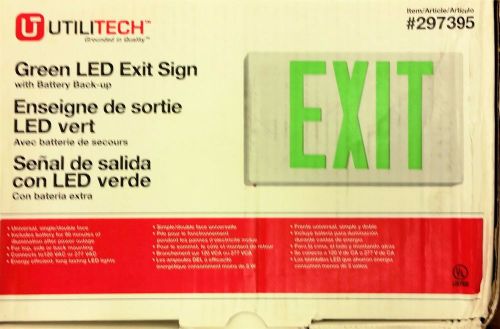 Utilitech EXIT sign with battery backup