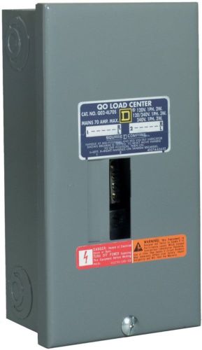 Square d by schneider electric qo24l70scp qo 70-amp 2-space 4-circuit indoor ... for sale