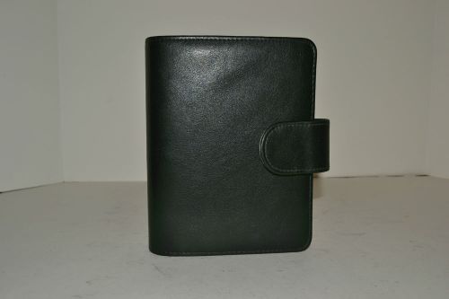 BLACK FAUX-LEATHER DAY RUNNER &#034;THE FAR SIDE&#034; COMPACT PLANNER BINDER