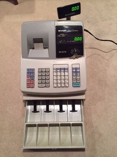 SHARP XE-A21S PROGRAMABLE ELECTRONIC CASH REGISTER