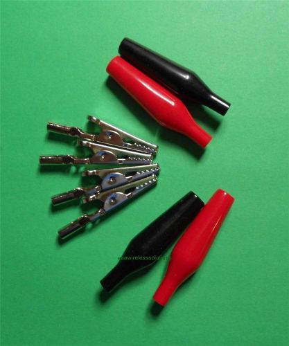 Lot of Insulated Plastic Covered Metal Alligator Clips
