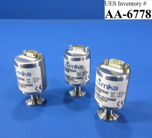 Mks 51a1tga2ba010 baratron pressure switch 1.333 kpa lot of 3 used working for sale