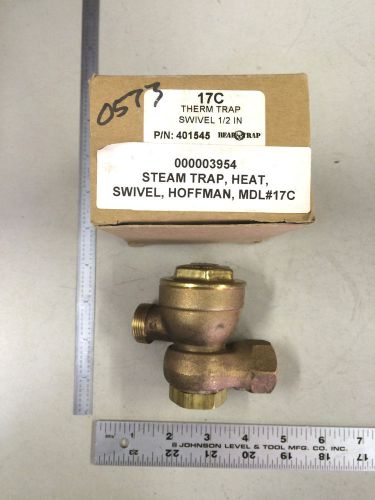 Hoffman Swivel Angle Heat Steam Trap 17C 1/2&#034; 401545 NOS NIB - I1015