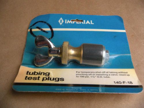 BRAND NEW TUBING TEST PLUGS 140-F-18