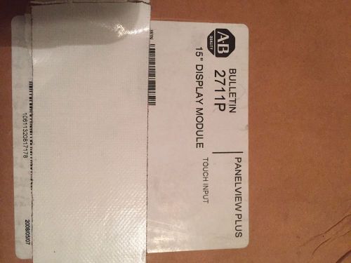 Allen Bradley 2711p-rdt15c Ser B Panel view Plus Display Touch Screen,