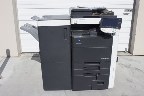 Konica-Minolta-Bizhub-C550-Color-Copier-Printer-Scanner with finisher!!