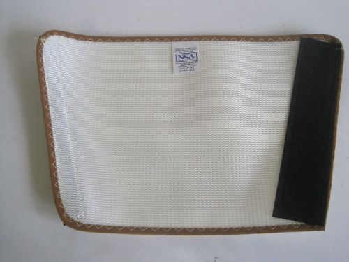 National Safety Apparel White Poly Mesh Wristlet Cut Protection Left Arm NNB
