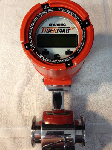 SPARLING FM626  TIGERMAG 2” SANITARY MAGNETIC FLOWMETER. GOOD WORKING CONDITION.
