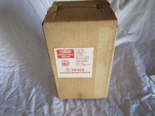 Dayton Shaded Pole Motor 5K055 in unopened npx