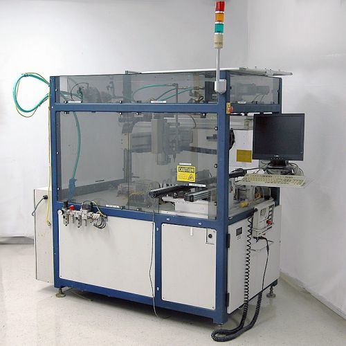 Adept technology 3-axis fluid dispensing cartesian robot cell with controller for sale