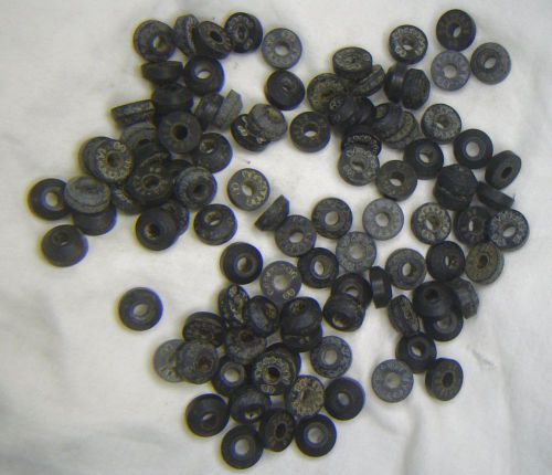 Neoprene washer 1/2&#034; dia, 3/16&#034; thick, 3/16&#034; dia hole, 100 total for sale