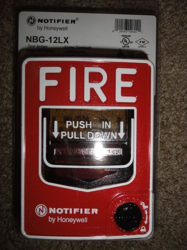 10 NOTIFIER NBG-12LX  ADDRESSABLE PULL STATIONS NEW UNOPENED