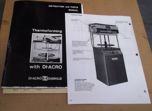 Di-Acro Thermoforming - Vacum Instructionn and parts manual