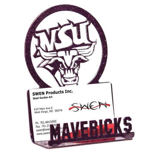 SWEN Products MANKATO MAVERICKS Metal Business Card Holder