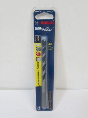 Bosch HCBG12T, 3/8&#034; x 6&#034; Blue Granite Turbo Hammer Drill Bit