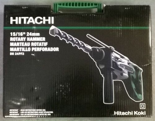 Hitachi dh24pf3 15/16&#034; 24mm rotary hammer 120v new for sale