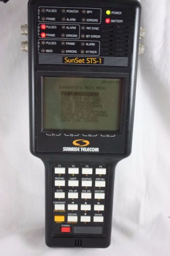 Sunrise Telecom Sunset STS-1 Handheld SONET Test Set for DS3, DS1 BERT etc.