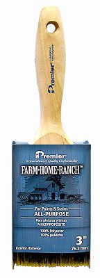 PREMIER PAINT ROLLER/Z PRO - Farm/Ranch Paint Brush, 3-In.