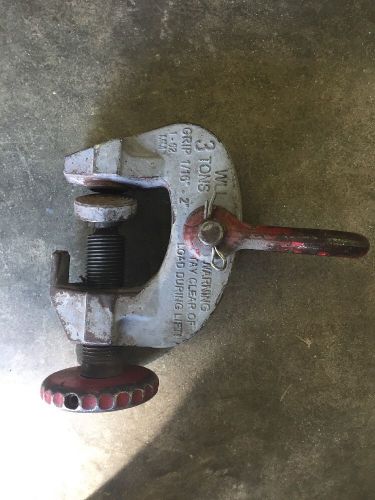 Campbell sac-3 swivel pad plate lifting clamp for sale
