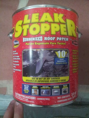 Leak stopper rubberized roof patch 1 gal for sale