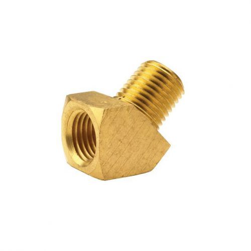 Solid brass 3/8&#034; npt street 45 degree elbow fitting for sale