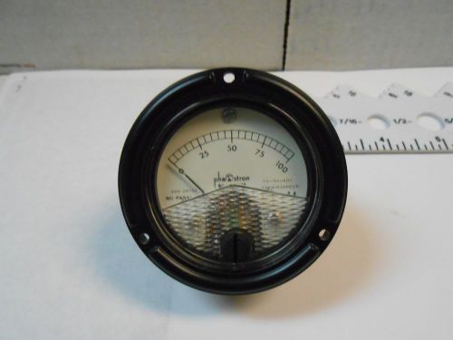 MR26W152SPEC MICROAMPERES METER 0-100  FS=50UADC  NEW OLD STOCK 2 1/2&#034;