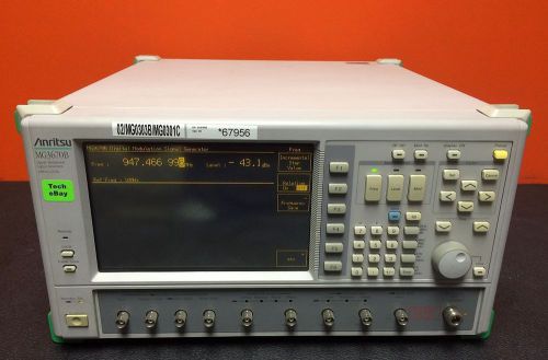 Anritsu mg3670b signal generator opt&#039;s 03/mg0303b/mg0301c for sale