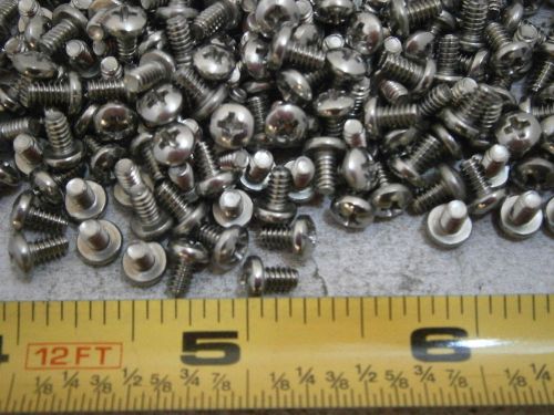 Machine Screws #4/40 x 3/16&#034; Long Phillips Pan Head Stainless Lot of 100 #5162