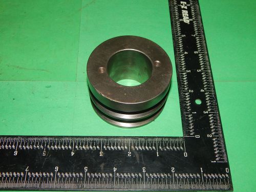 Double groove pulley 3&#034;inch outer diameter (.625)5/8&#034;inch bore no keyway for sale