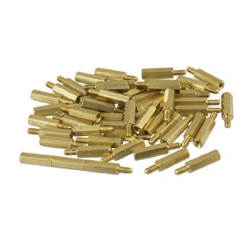 uxcell 50 Pcs Screw PCB Stand-off Spacer Hex M3 Male x M3 Female 15mm Length