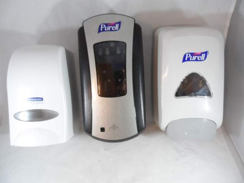 3 Dispenser Set: Purell Electronic touch-free, Purell Manual, &amp; Skin Care Dispen
