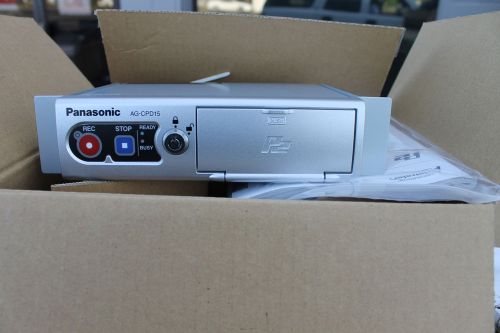 NEW PANASONIC AG-CPD15 MEMORY CARD VIDEO RECORDER WITH CABLE KIT Arbitrator