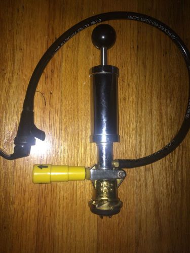 MICRO MATIC  Draft Beer TAP HEADS WITH PUMP AND HOSE FAUCET Head